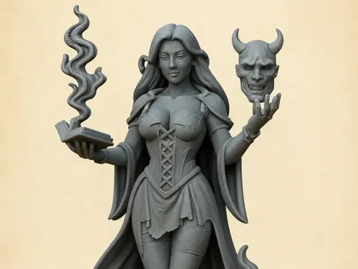 D&D Nekromagierin der rauchenden Verse