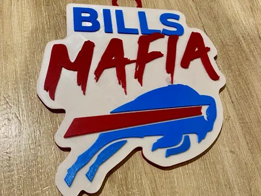 Buffalo Bills Mafia Hype Chain Pendant