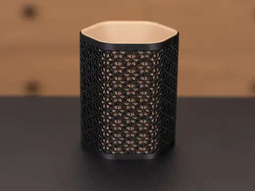 Kumiko Style Decorative Pen/Tool Cup