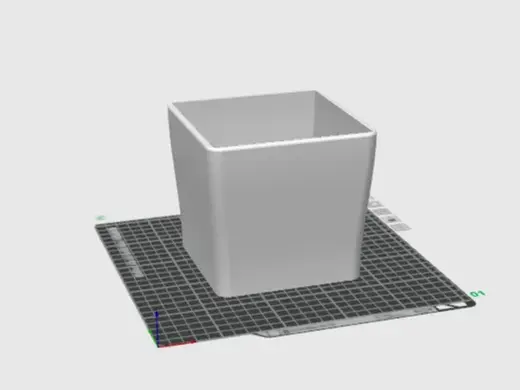Minimalist Square Plant Pot with Drip Tray