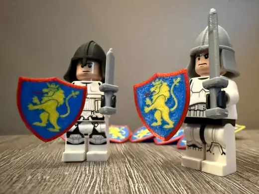 Minifigure Lion Shield