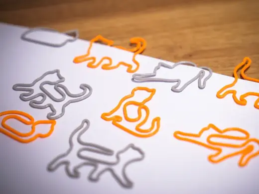 Cat Paperclips(猫形曲别针)