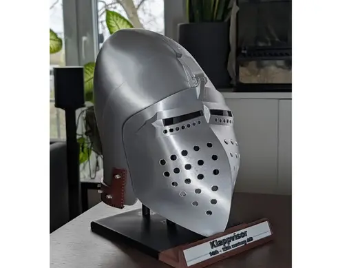 Wearable Klappvisor Bascinet (A1 compatible)
