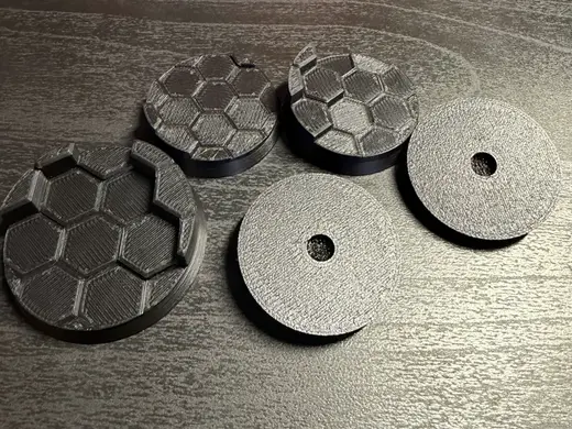 32mm & 40mm Hexagon Miniature Model Bases