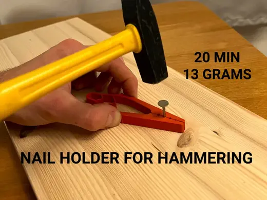 Nail Holder for Hammering