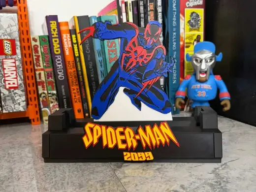 Spider-Man 2099 Slab Stand - LED - Wall Mountable