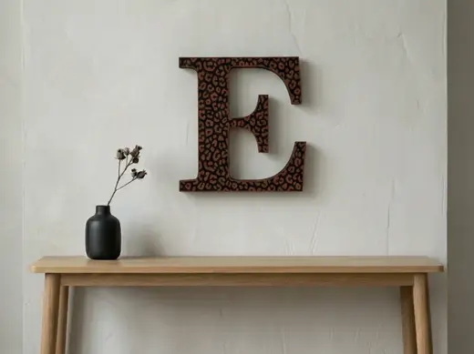 A-Z Decoration Letters - leopard print letters
