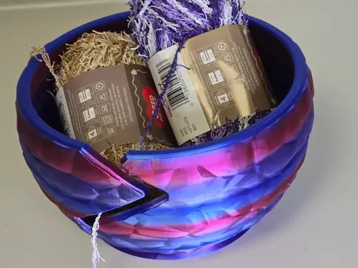 Rock Crystal Yarn Bowl