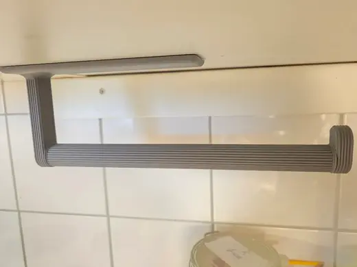 Modern Ridged Papertowel Kitchen Roll Holder