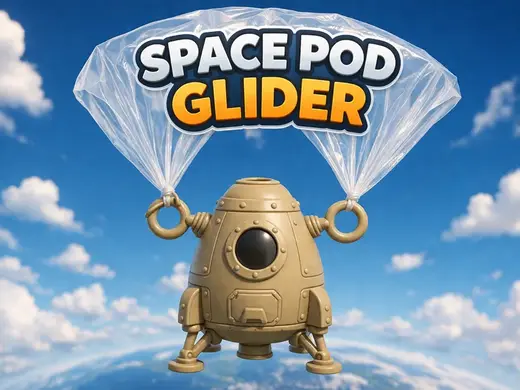 SpacePod Glider Kleine Kapsel. Großer Flug