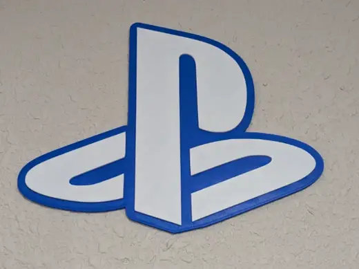 PlayStation Wall Art Logo