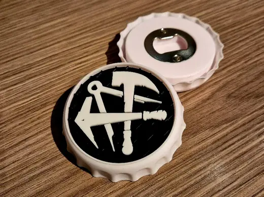 Flaschenöffner Dachdecker Zunft Bottle Cap