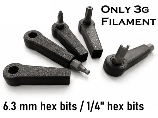 Mini 1/4" / 6.3mm Bit Ratchet