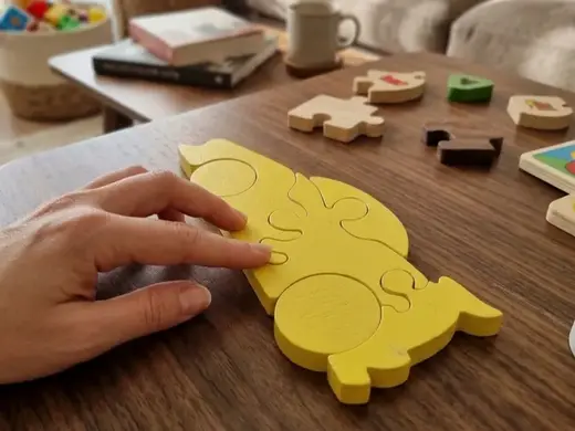 3D Puzzle Auto in Stile Montessori