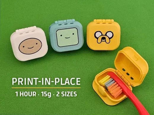 Adventure Cases – Print-in-Place Toothbrush Cases