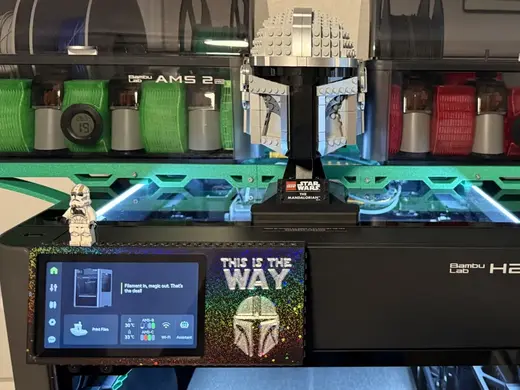 H2 Series Brick Display Frame - This is the Way