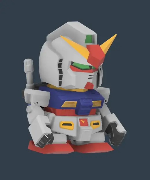 Chibi Gundam RX-78 Unleashed