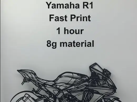 Silhouette Yamaha R1