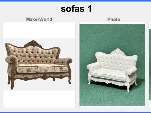 RPG • Dollhouse • Mini: Victorian Era sofas 1