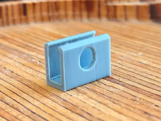 Clip de Fixation à Visser pour Ruban LED (10 mm)
