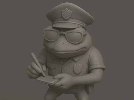Er Ranà de’ Vigili – Urban Satirical Figurine