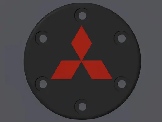 Mitsubishi centre cap for Logitech G29/G920/G923