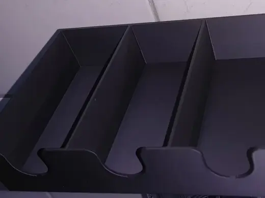 Organizador de mesa ou balcão com 3 divisórias