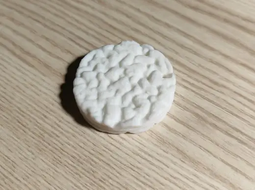 Rice waffle keychain