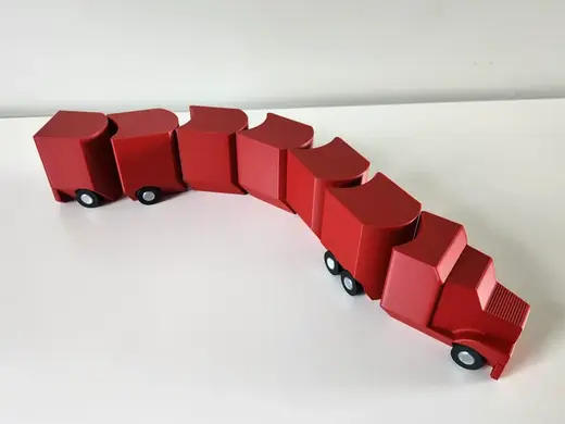 Flexi American semi truck