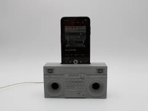 BOOM BOX Mobile Phone Amp & Charging Dock