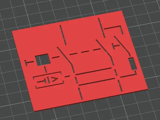 Schablone FI-LS (RCBO)