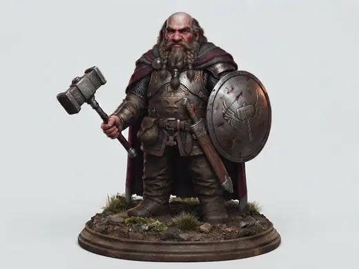 Doxdof - male Dwarf Cleric - 5e Character 1