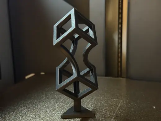 Arc Infinity Cube Sculpture - No supports