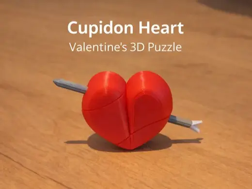 Cupidon Heart – Valentine’s 3D Puzzle