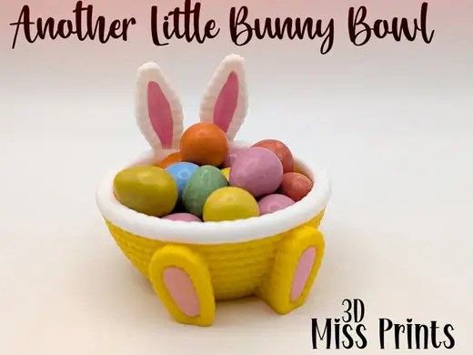 Another Little knitted Bunny Bowl