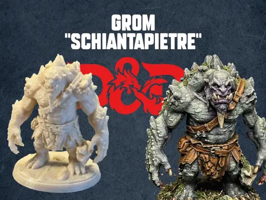 TROLL D&D - GROM "SCHIANTAPIETRE"