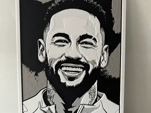Neymar Jr wall art