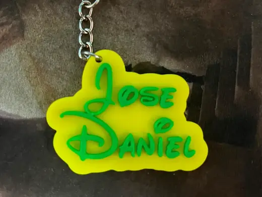 Llavero con el nombre de Jose Daniel