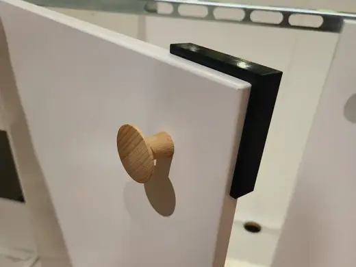 Parametric cabinet door knob jig
