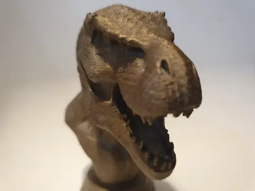 König der Tyrannenechsen T-Rex Büste Skulptur