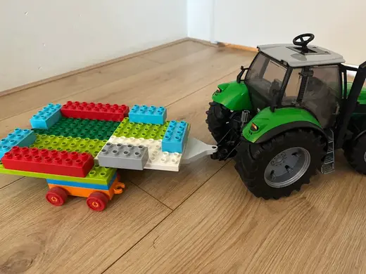 Duplo - Bruder trailer adapter