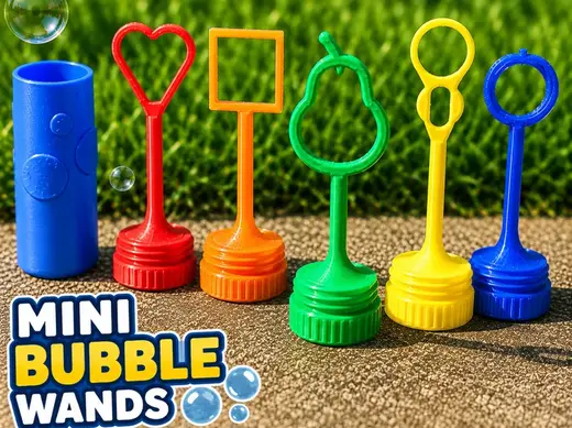 Mini Bubble Blower Tube & Wand for Kids