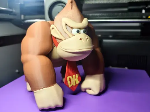 森喜刚Donkey Kong拆件打印(全新设计,14cm,可无须AMS)
