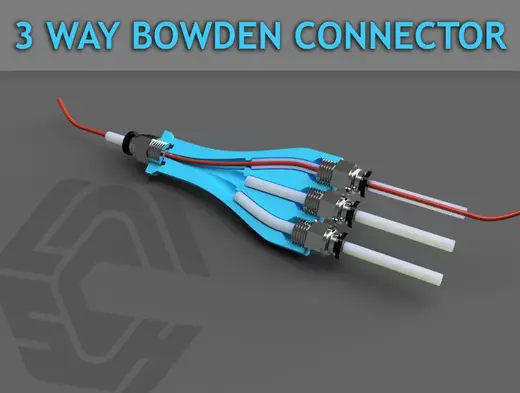 PTFE Bowden Y Splitter (3 way)