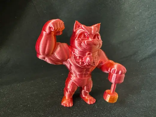 大力肌肉手臂猛招财猫