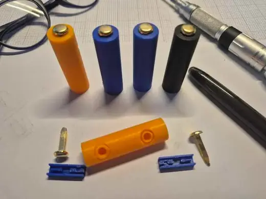 AA Dum Dum batteries (use with bench PSU)