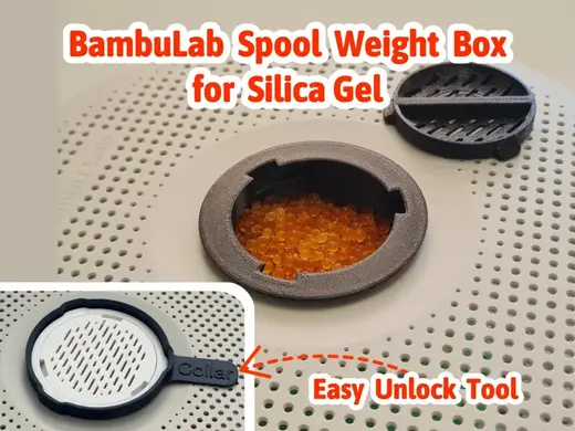Bambu Lab Spool Weight / Silica Gel for Bambu AMS