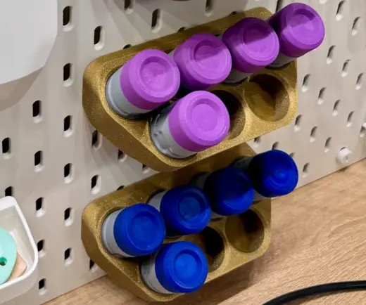 Pill Pods Skadis rack