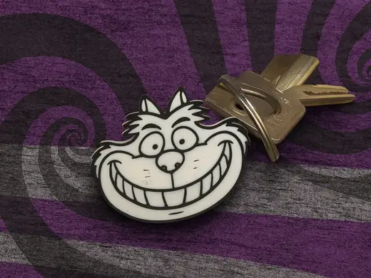 “Cheshire Smile” Keychain Straight from Wonderland