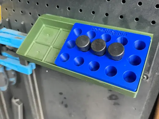 Gridfinity welding table locating pins organiser
